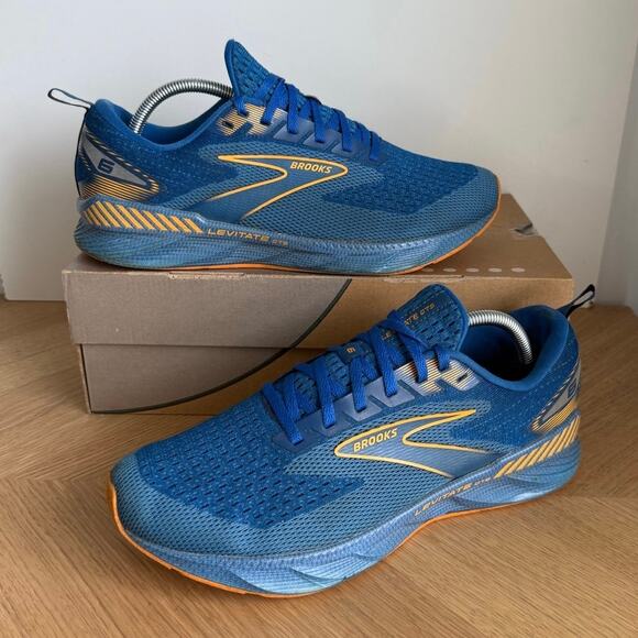 Brooks Levitate GTS 6 Men Blue/Yellow Men Running Sneakers- SZ 10 main image 12